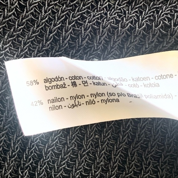 🌸New🌸 Zara Black Sleeveless Knit Sweater Top Sz Small NWT - Picture 6 of 8